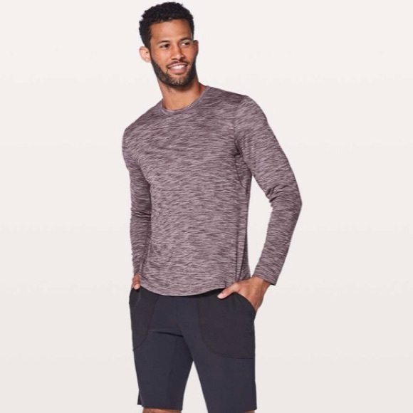 Lululemon Fresh Move LS Crew Sz S Black Cherry - Picture 3 of 8